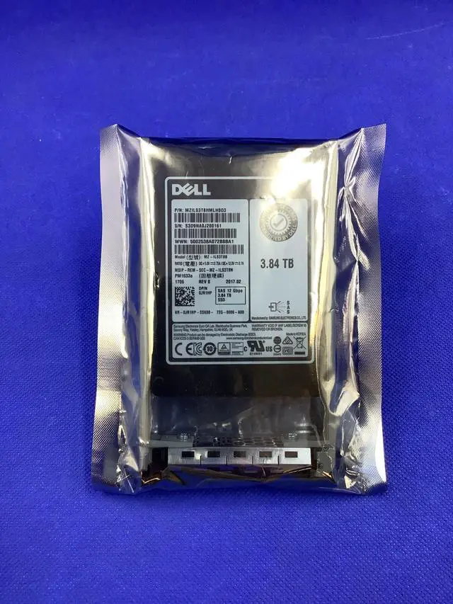 Alt view image 5 of 7 - (NOT FOR HOME PC!) 0JR1HP DELL SAMSUNG MZ-ILS3T8B 3.84TB 12Gb/s TLC SAS III 2.5IN SSD JR1HP