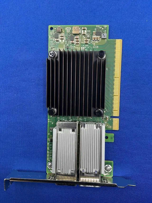 Alt view image 2 of 6 - MCX516A-CCHT Mellanox ConnectX-5 100GbE Dual-Port QSFP28 2P PCIe Adapter Card