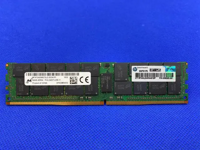 Main image of 809085-091 HPE 64GB 4Rx4 PC4-2400T DDR4 MEMORY 805358-B21 819413-001