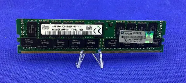 Main image of GENUINE HP 752370-091 32GB (1X32GB) 2RX4 PC4-2133P DDR4 MEMORY 728629-B21