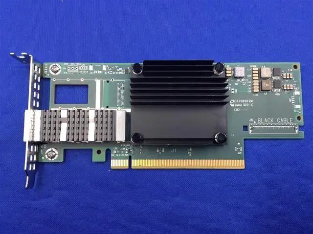Alt view image 2 of 3 - P23665-B21 HPE IB HDR100/ETHERNET 100GB 1PORT QSFP56 PCIE4 X16 MCX653105A-ECAT