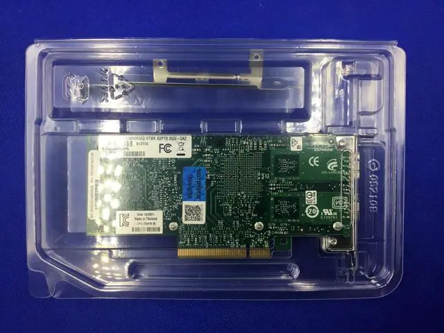 Alt view image 2 of 4 - Both brackets Original INTEL X520-DA2 ETHERNET Adapter 10Gbps 2-Port E10G42BTDA