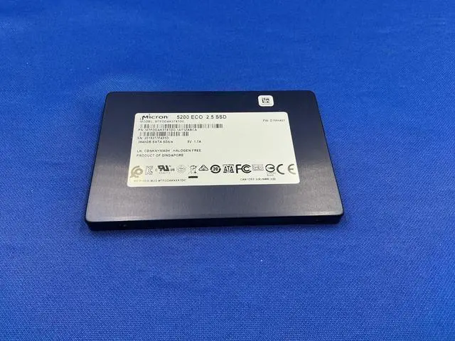 Alt view image 5 of 6 - MTFDDAK3T8TDC MICRON 5200 ECO 2.5 3.84TB SATA 6Gb/s SSD MTFDDAK3T8TDC-1AT1ZABCA