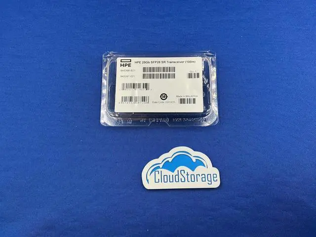 Main image of R8F87A HPE 64GB SFP56 SHORT WAVE 100M 1-PACK TRANSCEIVER P45196-001