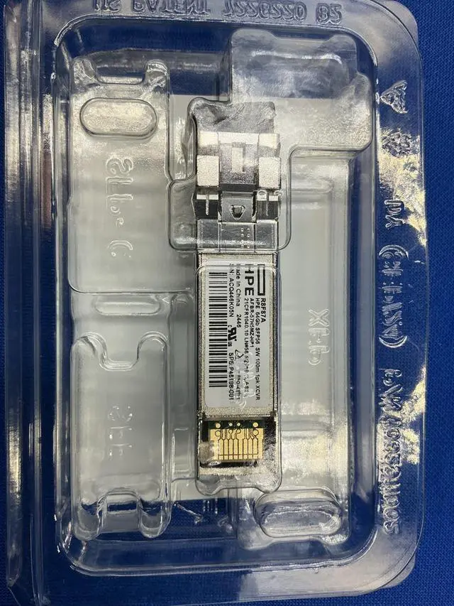 Alt view image 5 of 6 - R8F87A HPE 64GB SFP56 SHORT WAVE 100M 1-PACK TRANSCEIVER P45196-001