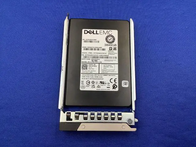 Main image of DELL 4H1RX Micron 5300 MAX 3.84TB 2.5 inch 6Gb/s SSD 04H1RX MTFDDAK3T8TDT