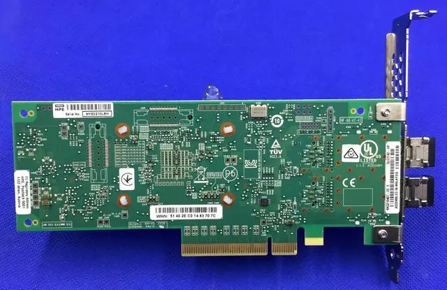 Alt view image 2 of 2 - P9M76A QLE2742-HP 868141-001 HPE SN1600Q 32GB DUAL PORT FC HBA P9M76-63001