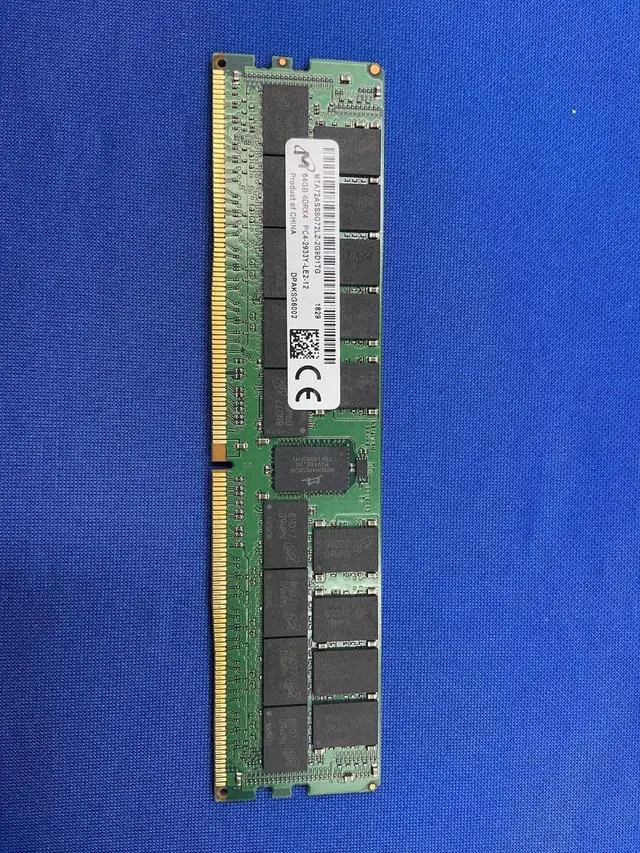 Alt view image 4 of 7 - MTA72ASS8G72LZ-2G9D1 MICRON 64GB (1X64GB) 4DRX4 PC4-2933Y LRDIMM MEMORY