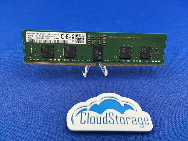 Alt view image 2 of 6 - M321R2GA3EB2-CCP SAMSUNG 16GB (1x16GB) 1Rx8 PC5-6400B RDIMM MEMORY