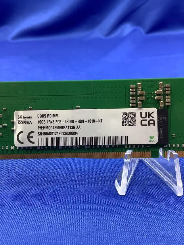 Alt view image 5 of 6 - HMCG78MEBRA113N HYNIX 16GB (1x16GB) 1Rx8 PC5-4800B MEMORY