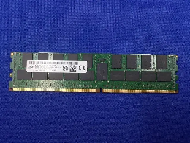 Main image of MTA72ASS8G72LZ-2G9J2 MICRON 64GB (1X64GB) 4DRX4 PC4-2933Y LRDIMM MEMORY