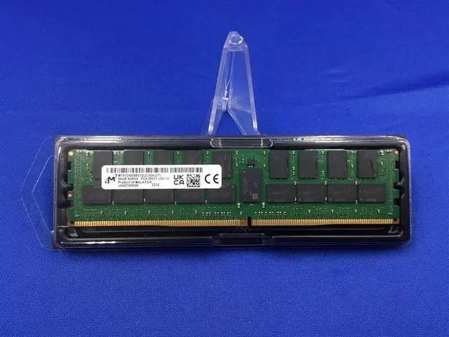 Alt view image 3 of 3 - MTA72ASS8G72LZ-2G9J2 MICRON 64GB (1X64GB) 4DRX4 PC4-2933Y LRDIMM MEMORY