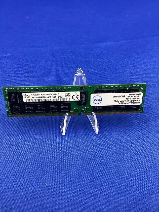 Alt view image 3 of 6 - (NOT FOR HOME PC!) SNPW403YC/64G DELL 64GB (1X64GB) 2Rx4 PC4-2933Y-R ECC MEMORY