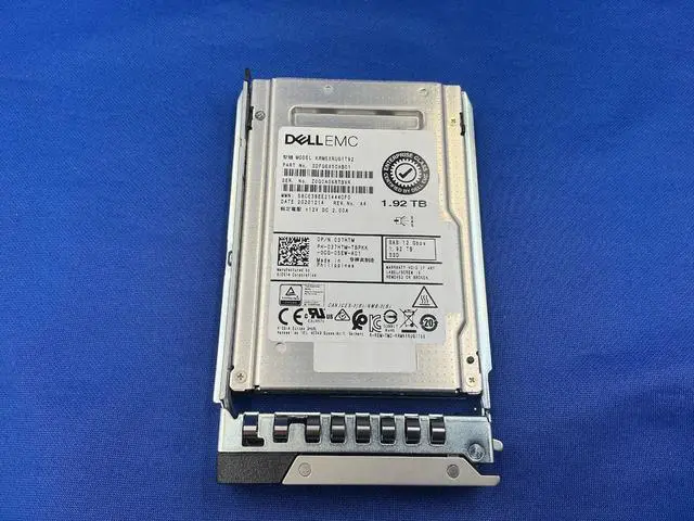 Alt view image 6 of 6 - (NOT FOR HOME PC!) 37HTM Dell 1.92TB SAS 12Gb/s Read Intensive 2.5 SSD KRM5XRUG1T92 037HTM