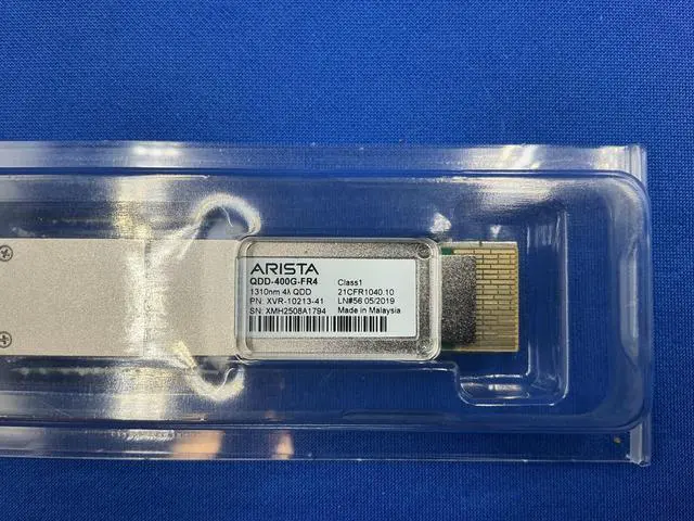 Alt view image 4 of 6 - QDD-400G-FR4 Arista XVR-10213-41 400GBASE-FR4 QSFP-DD SMF optical Transceiver