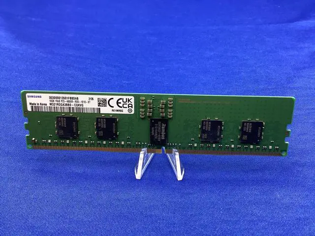 Alt view image 2 of 7 - M321R2GA3BB0-CQK SAMSUNG 16GB (1X16GB) 1RX8 PC5-4800B RDIMM MEMORY