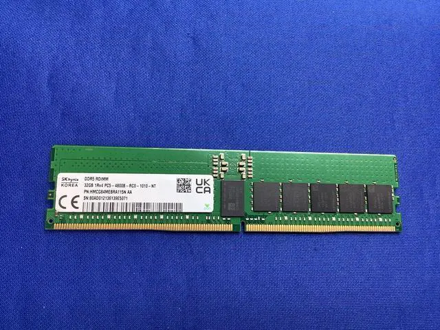 Alt view image 5 of 6 - (NOT FOR HOME PC!) HMCG84MEBRA115N HYNIX 32GB (1X32GB) 1RX4 PC5-4800B ECC RDIMM MEMORY