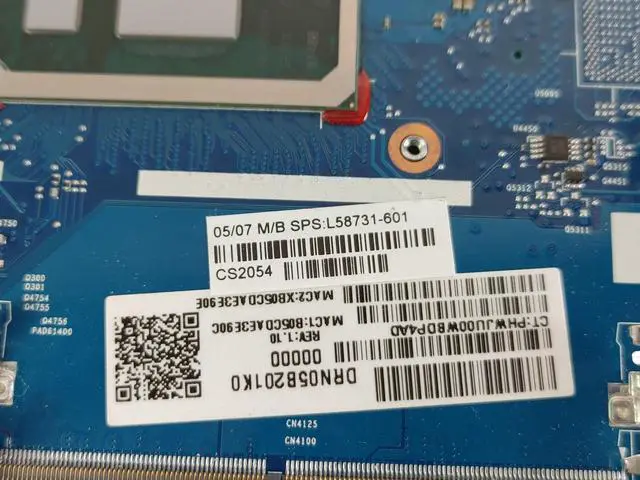 Alt view image 6 of 7 - HP ProBook 650 G5 Core i5-8265U 1.60 GHz DDR4 Motherboard L58731-601