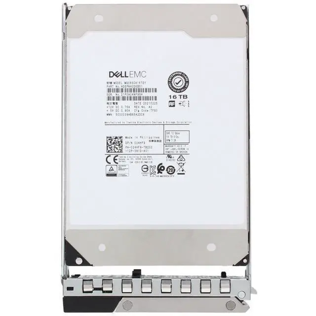 Alt view image 5 of 5 - (NOT FOR HOME PC!) 24HF9-CP1 Dell 16TB 7.2K 512e 12Gbps NL SAS 3.5 HDD MG08SCA Rev. A2 CPO