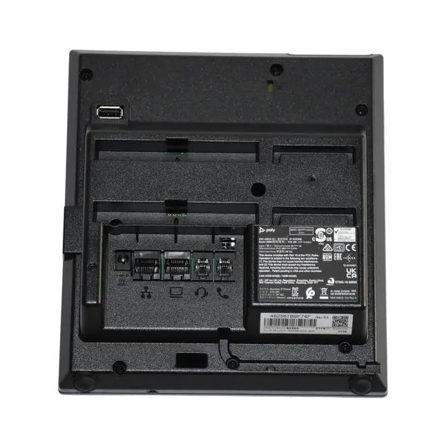 Alt view image 2 of 7 - Poly VVX 350 Business Office Speakerphone 6 Line Desktop IP Phone 2200-48830-025