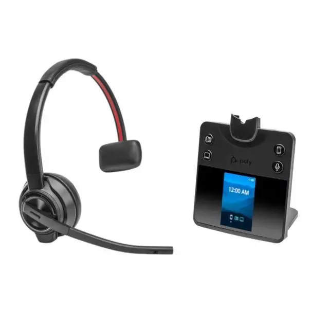 Alt view image 2 of 4 - HP Poly Savi 8410 Wireless DECT 6.0 Business Headset Noise Canceling Mic 8L7E9AA
