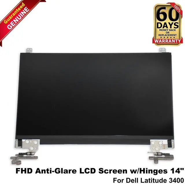 Main image of Dell Latitude 3400 14" FHD 1920x1080 LED LCD Screen W/ Hinges NV140FHM-N4H 4WDC9