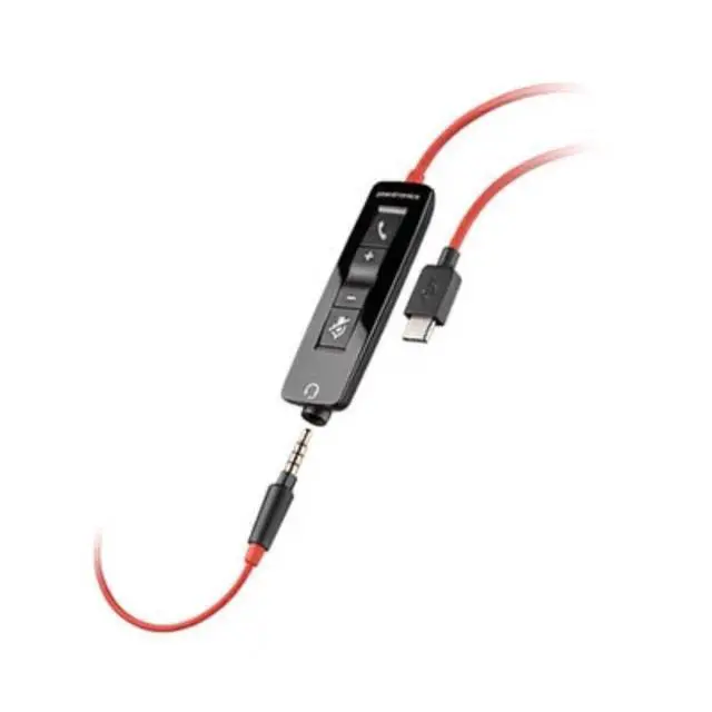 Alt view image 2 of 2 - HP Poly Blackwire 3325 Wired USB-C Headset Microsoft Teams Certified 76J23AA