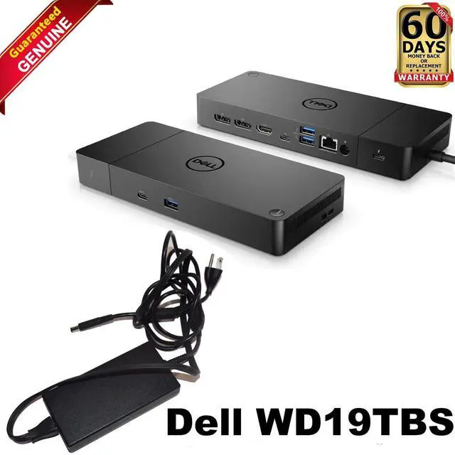 Main image of Dell WD19TBS K20A Dock Thunderbolt 3 Docking Station with 130W AC Power Adapter