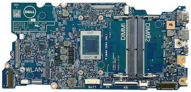 Main image of Dell Vostro 5515 Laptop Motherboard AMD Ryzen 7 5700U 8-Core 1.80GHz DDR4 P3R55