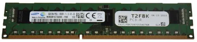 Main image of (NOT FOR HOME PC!) Samsung M393B1G73QH0-YK0 8GB PC3-12800 DDR3-1600MT/s 2RX8 ECC CL11 Memory T2F8K