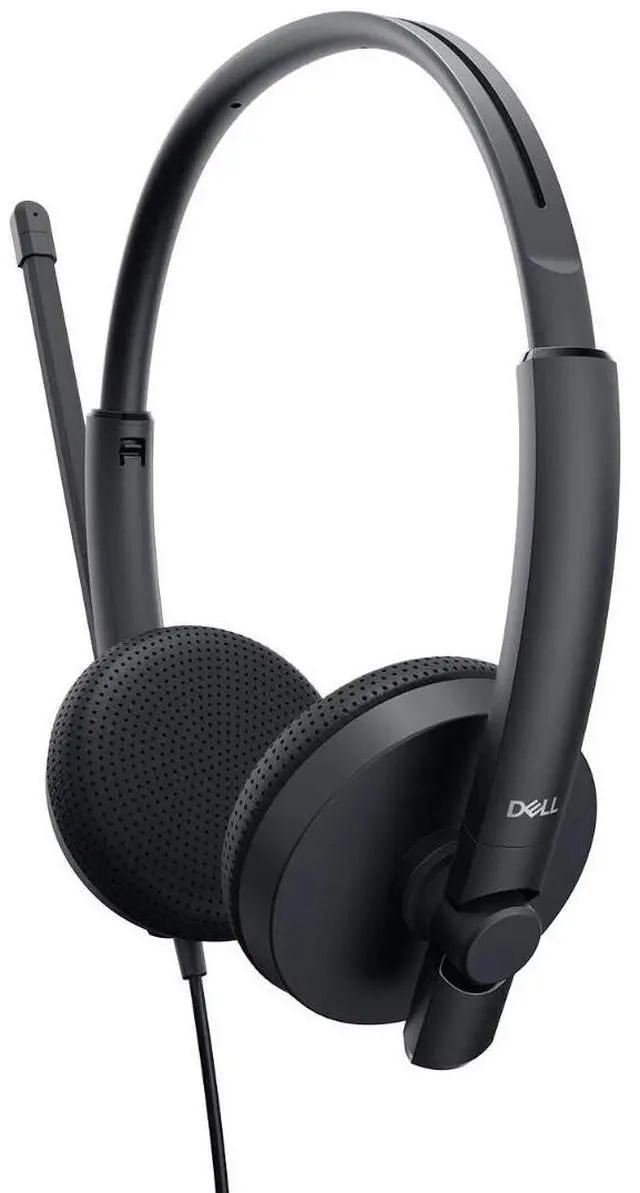 Main image of Dell WH1022 Black NC Microphone Wired Stereo Headset RMH97 XV7WM 520-AAVV