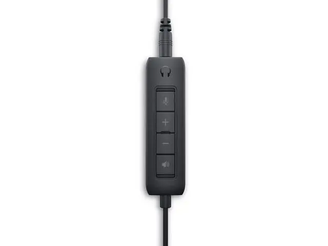 Alt view image 6 of 6 - Dell WH1022 Black NC Microphone Wired Stereo Headset RMH97 XV7WM 520-AAVV