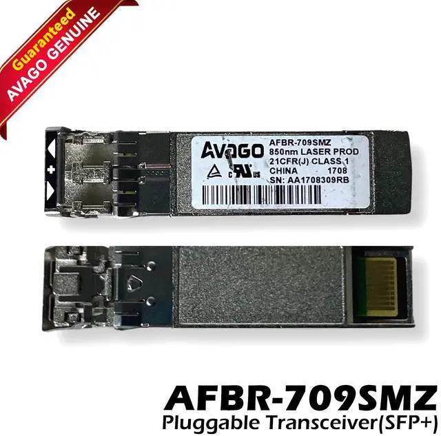 Main image of Lot 25 Avago AFBR-709SMZ 10Gb SFP+ SR 850nm MMF Duplex LC Transceiver