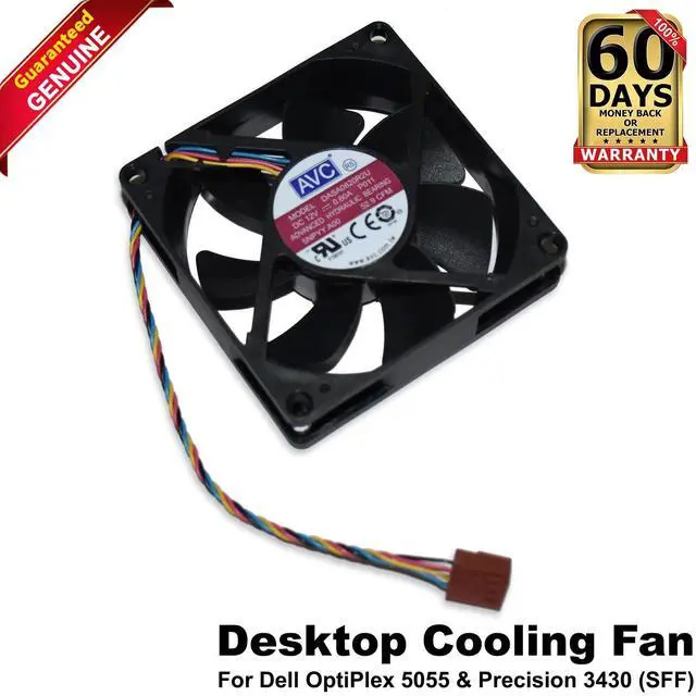 Main image of Lot 10 Dell OptiPlex 5055 Precision 3430 12V 52.9 CFM 4-Pin Cooling Fan 5NPYY