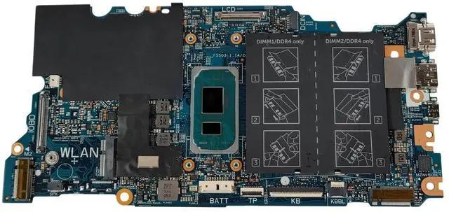 Main image of Dell Vostro 15 5510 Laptop Motherboard Intel i7-11390H 4-Core 3.40GHz DDR4 X1GRR