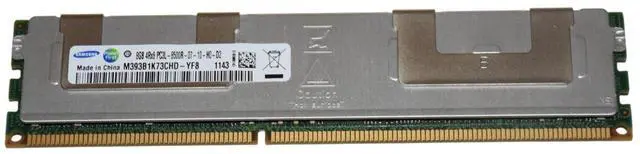 Main image of (NOT FOR HOME PC!) Samsung M393B1K73CHD-YF8 8GB DDR3-1066MHz PC3L-8500R 4Rx8 ECC RDIMM Memory FDN6D