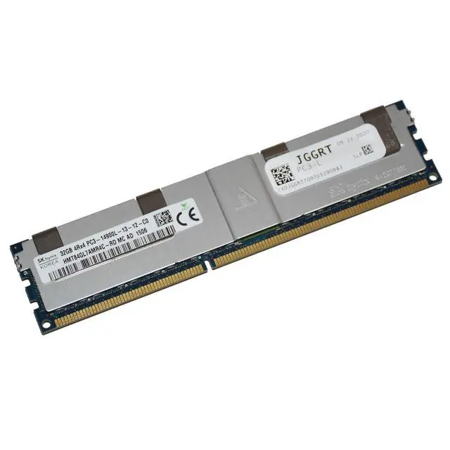 Alt view image 3 of 6 - SK Hynix 32GB 1866MHz DDR3 4Rx4 Load Reduced DIMM Server Memory HMT84GL7AMR4C-RD