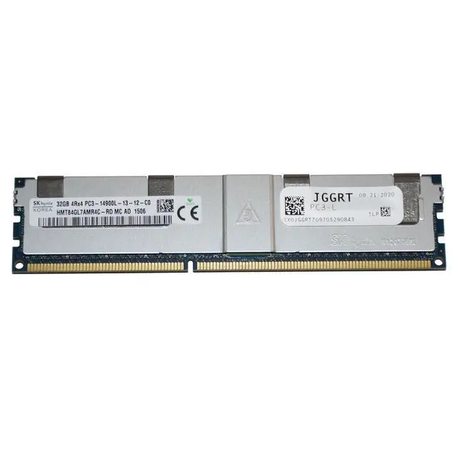 Alt view image 4 of 6 - SK Hynix 32GB 1866MHz DDR3 4Rx4 Load Reduced DIMM Server Memory HMT84GL7AMR4C-RD