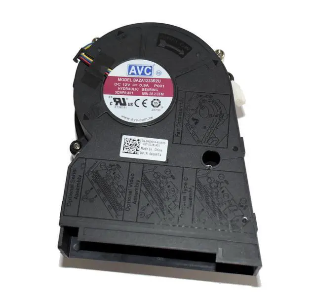 Alt view image 2 of 5 - Lot 10 Dell OptiPlex 3060 5060 3070 SFF CPU Blower Fan BAZA1233R2U KGWT4 3CWF9