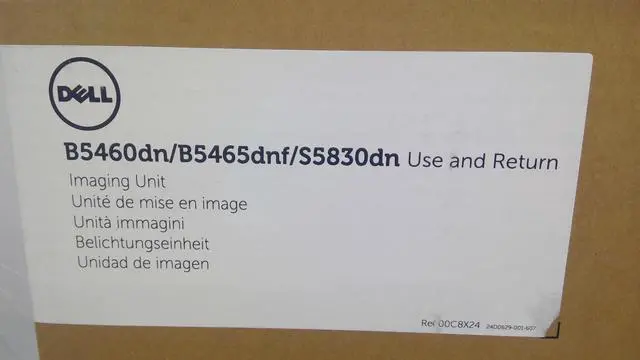 Alt view image 2 of 6 - Dell C8X24 Imaging Drum Unit B5460dn B5465dnf S5830dn 100K Pages 331-9753