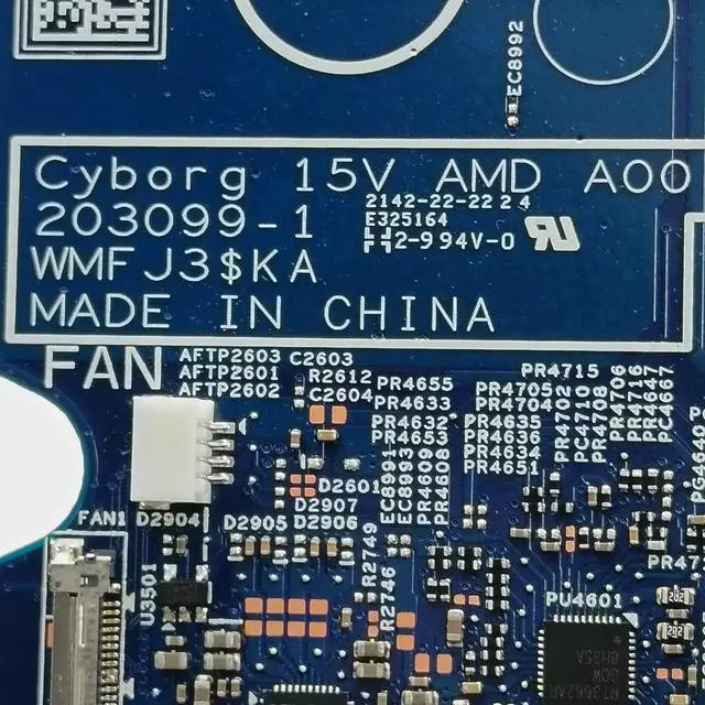 Alt view image 4 of 6 - Dell Vostro 5515 Laptop Motherboard AMD Ryzen 5 5500U 6-Core 2.10GHz DDR4 78X6R