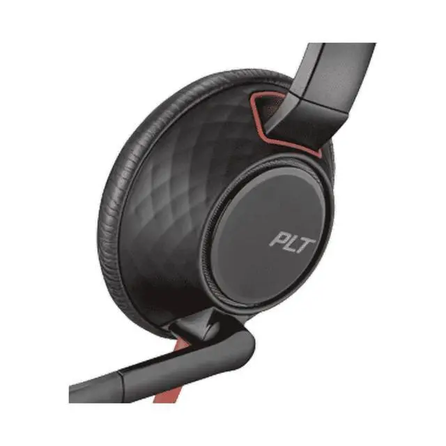 Alt view image 5 of 7 - HP Poly Blackwire 5210 Mono USB-A Headset Noise Canceling Mic 3.5mm 80R98AA