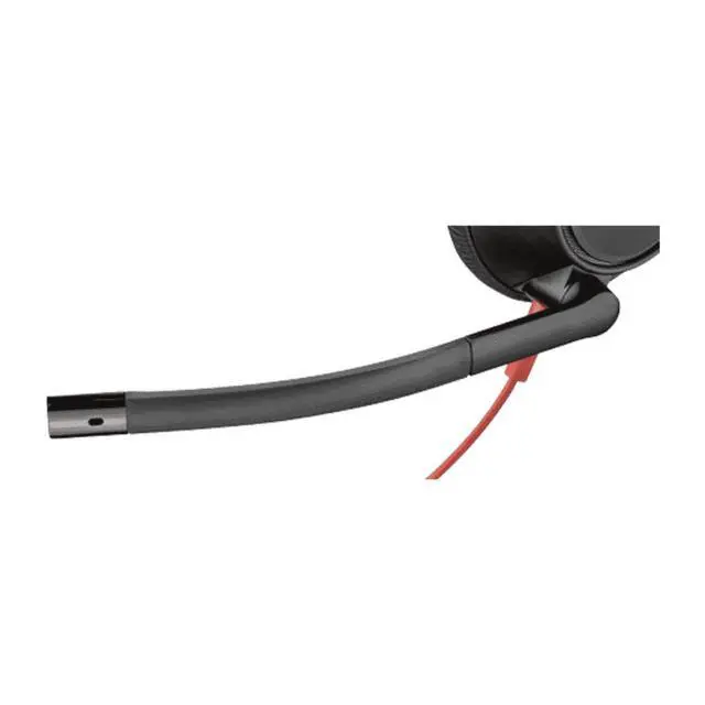Alt view image 7 of 7 - HP Poly Blackwire 5210 Mono USB-A Headset Noise Canceling Mic 3.5mm 80R98AA