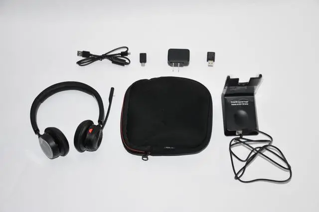 Alt view image 2 of 7 - HP Poly Savi 7320 UC Stereo DECT 1920-1930 MHz Office Headset MS Teams 8L559AA