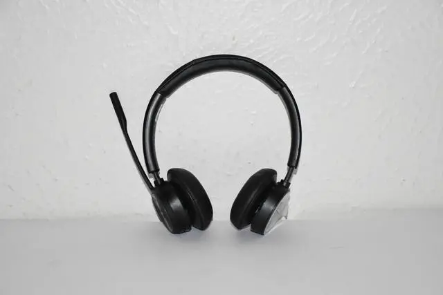 Alt view image 4 of 7 - HP Poly Savi 7320 UC Stereo DECT 1920-1930 MHz Office Headset MS Teams 8L559AA