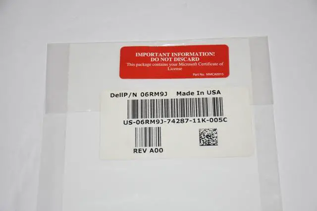 Alt view image 2 of 4 - Dell Windows Server 2016 Datacenter 16 Core ESD OEM Software 6RM9J X22-21833