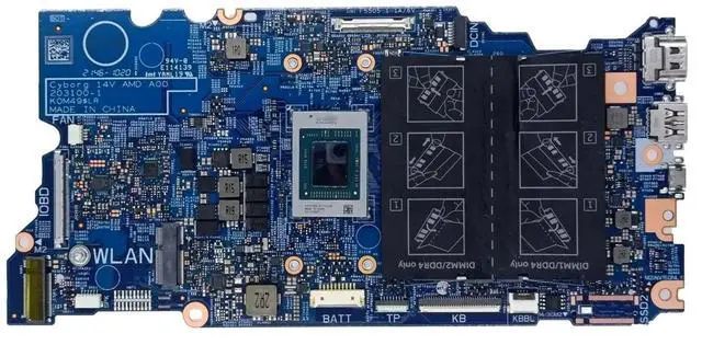 Main image of Dell Vostro 5415 5515 Laptop Motherboard AMD Ryzen 3 5300U 2.6GHz 203100-1 T2NM8