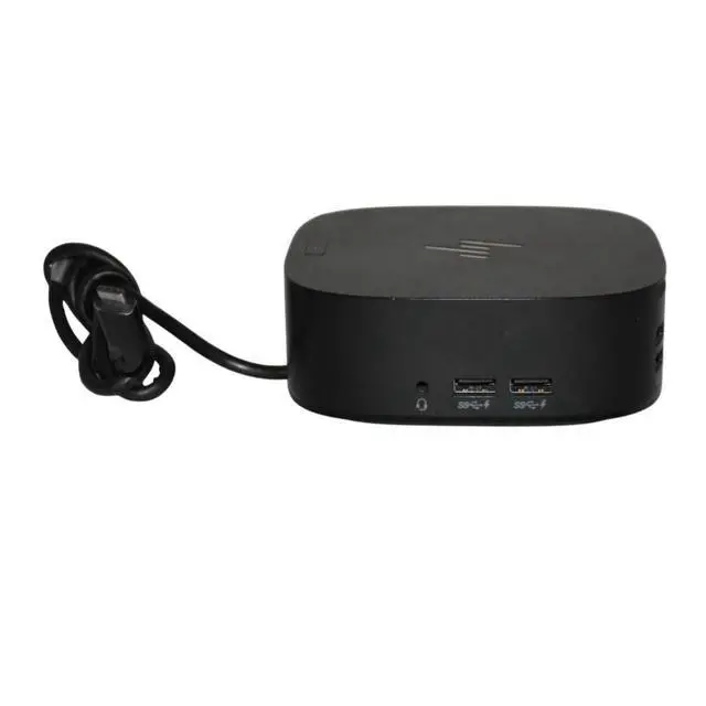 Alt view image 4 of 7 - HP USB-C G5 Docking Station Dual Monitor HDMI DP LAN 120W Adapter 5TW10UT