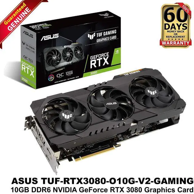 Main image of ASUS GeForce RTX 3080 10GB GDDR6X PCIe 4.0 Graphics Card TUF-RTX3080-O10G-GAMING
