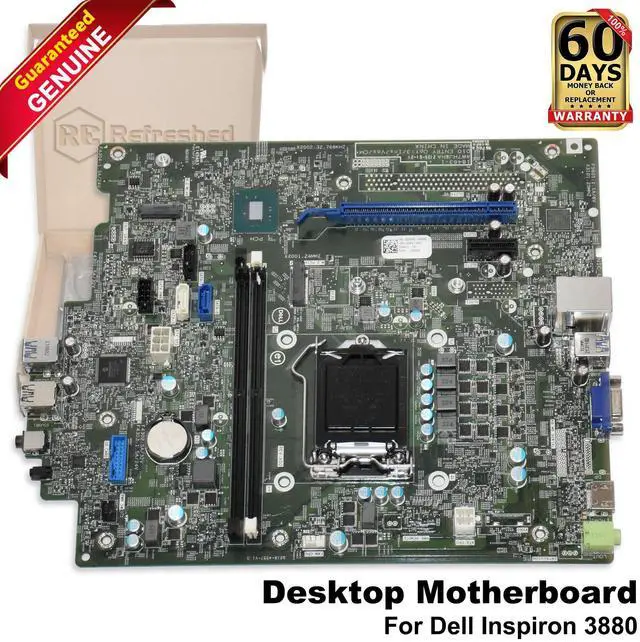 Main image of Dell Inspiron 3880 MT Desktop Motherboard Intel B460 LGA1200 DDR4 5GD68 4W7HJ